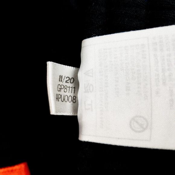 Adidas Harden Jogger Pants Men’s XL (Fits 29W) Black Cropped Multicolor Stripe - Picture 11 of 13